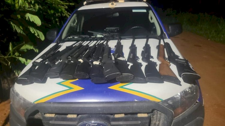 Polícia Militar recupera arsenal furtado e prende suspeito após ação rápida em Porto Velho