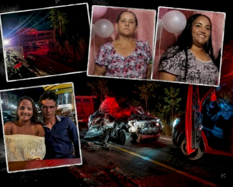 Tragédia na RO-479: cinco pessoas da mesma família morrem após colisão em Rondônia