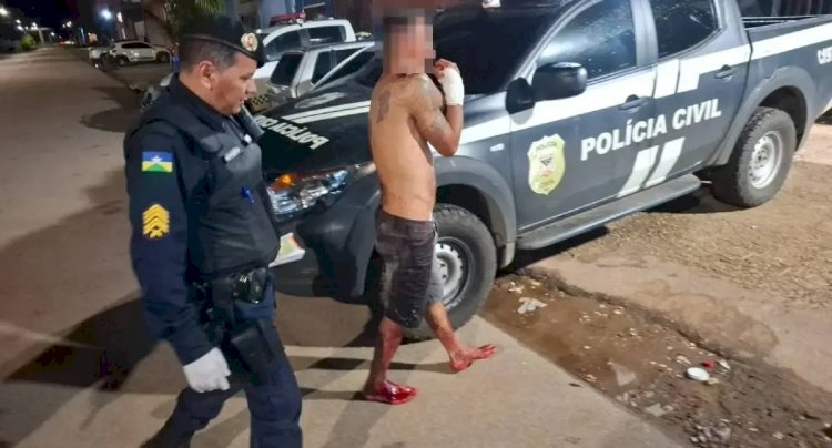 PORTO VELHO: Homem é preso após agredir esposa e filha que tentou defender a mãe