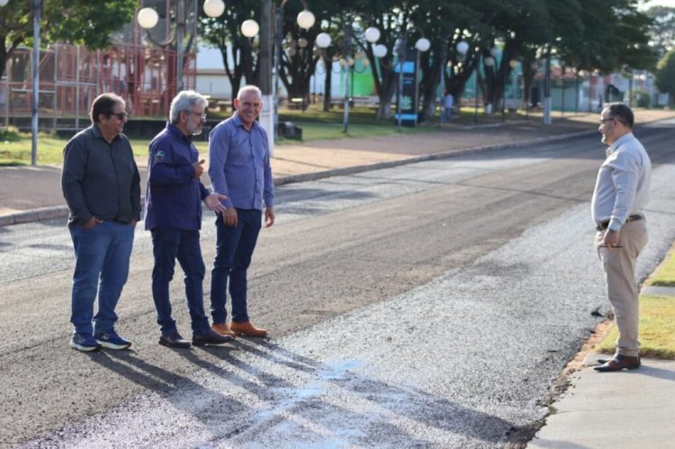 Cerejeiras recebe mais de R$ 15 milhões em infraestrutura e deputado acompanha avanço das obras nas ruas da cidade