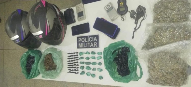 Operação policial apreende mais de 2,2 kg de drogas e prende três suspeitos em Chupinguaia