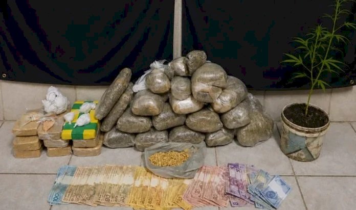 FICCO apreende quase 27 kg de drogas e prende suspeito de tráfico em Rondônia