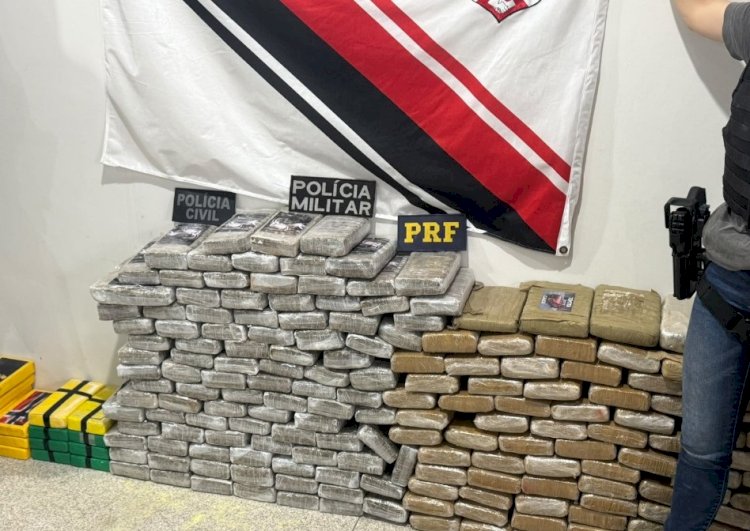 Operação conjunta apreende cerca de 400 kg de maconha e prende casal em área rural de Rondônia